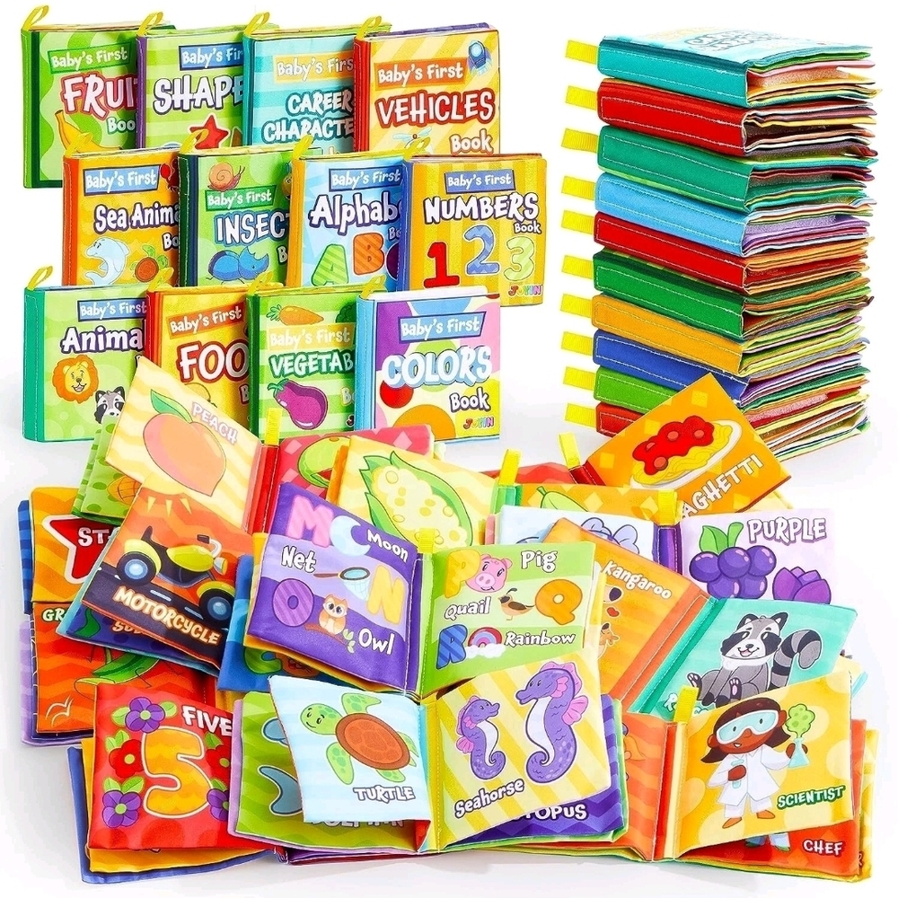 Baby's First Soft Cloth Books Set - Multicolor - Picture 10 of 16